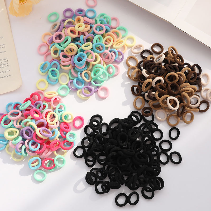 儿童橡皮筋发圈小孩头绳扎头发女宝宝毛巾圈不伤发高弹力