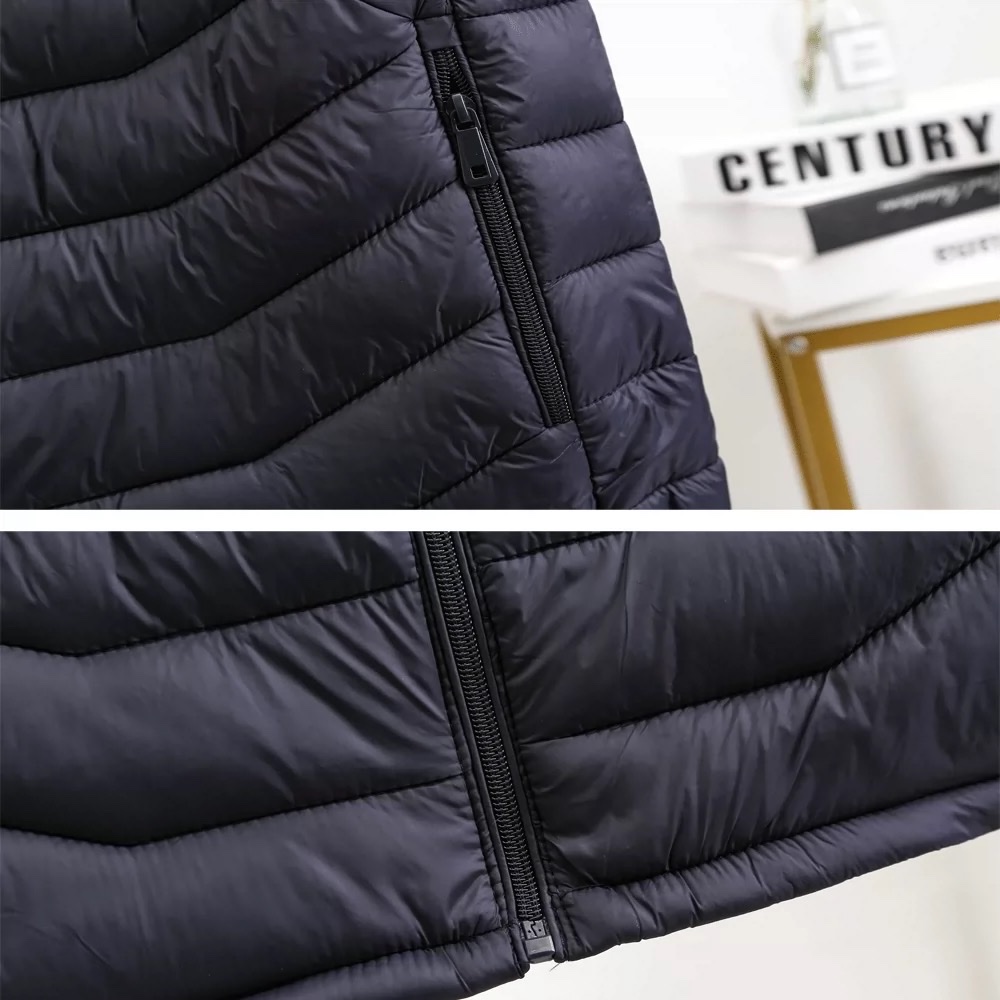 男款棉马甲细节图