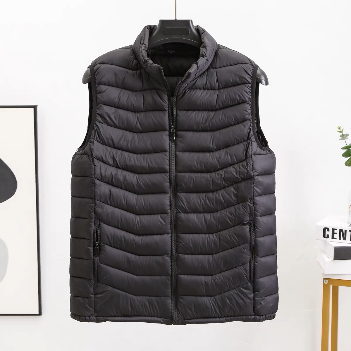 男款棉马甲产品图