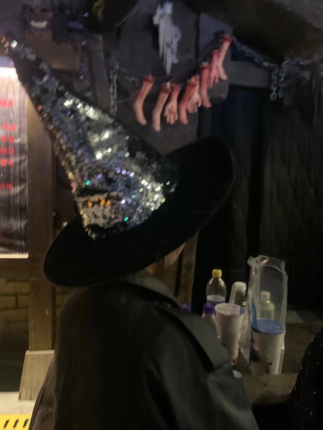 万圣节布置摆件实物图