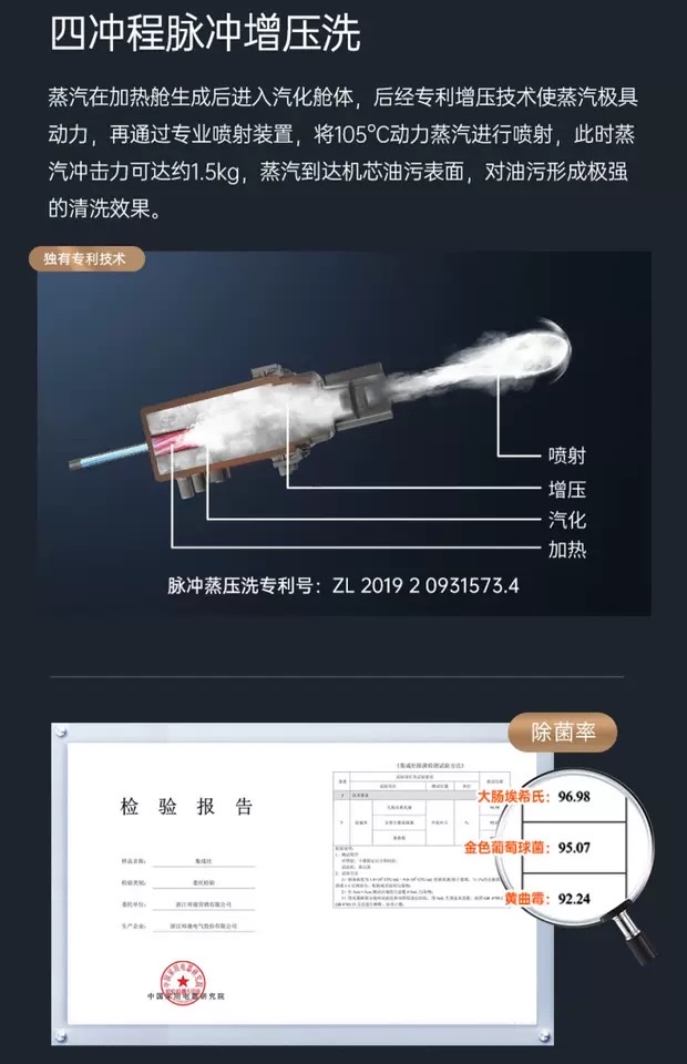 Shuaikang E3Y high-temperature pulse pressurized washing integrated cooktop with 19 powerful suction and 5.0kw high firepower Specification image