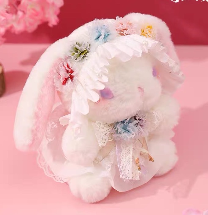 Genuine Lolita 14cm dark-scented long-eared rabbit very precious plush toy, doll pillow, stuffed doll, animal plush toy