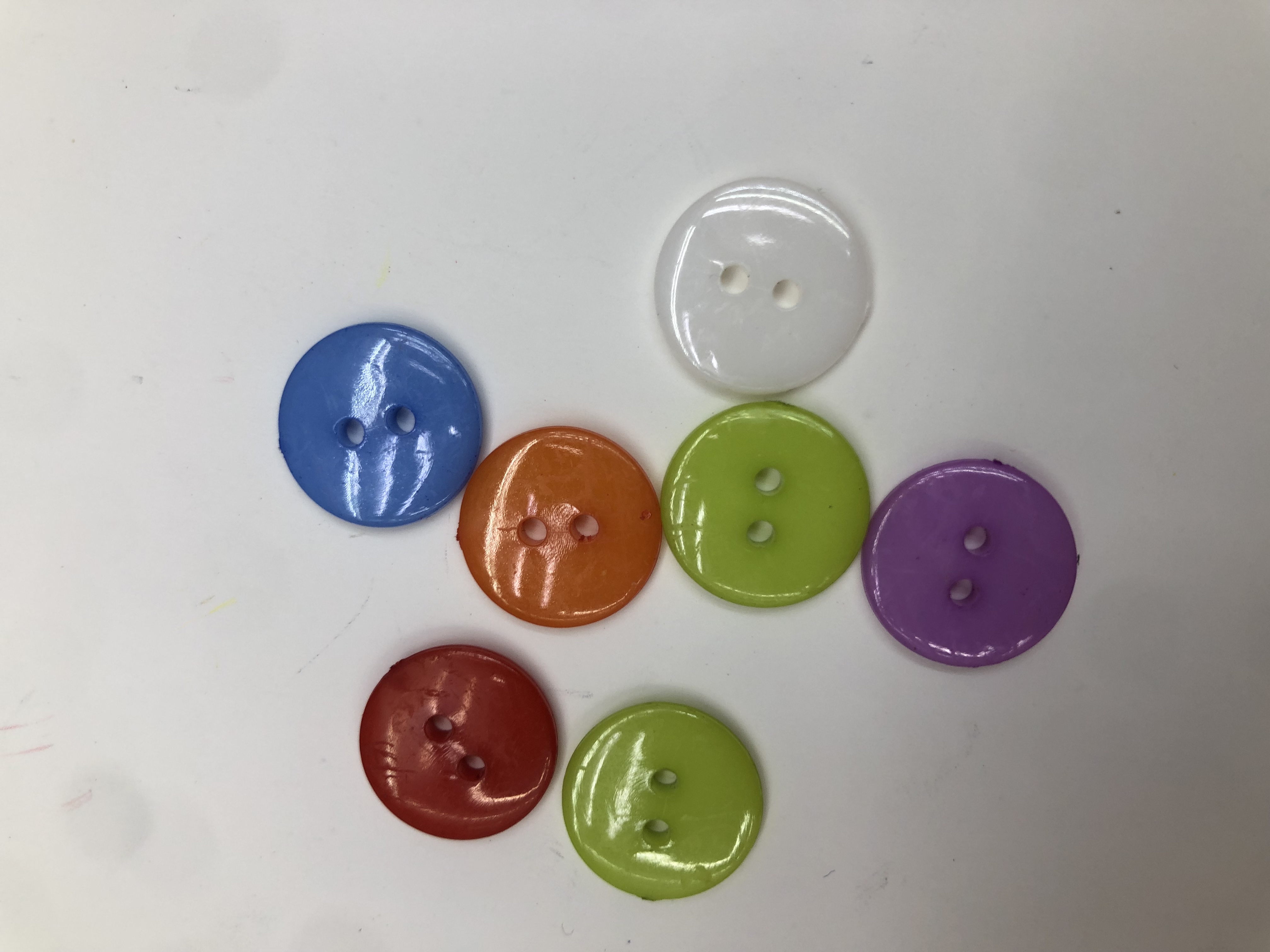 平板塑料扣可混色1