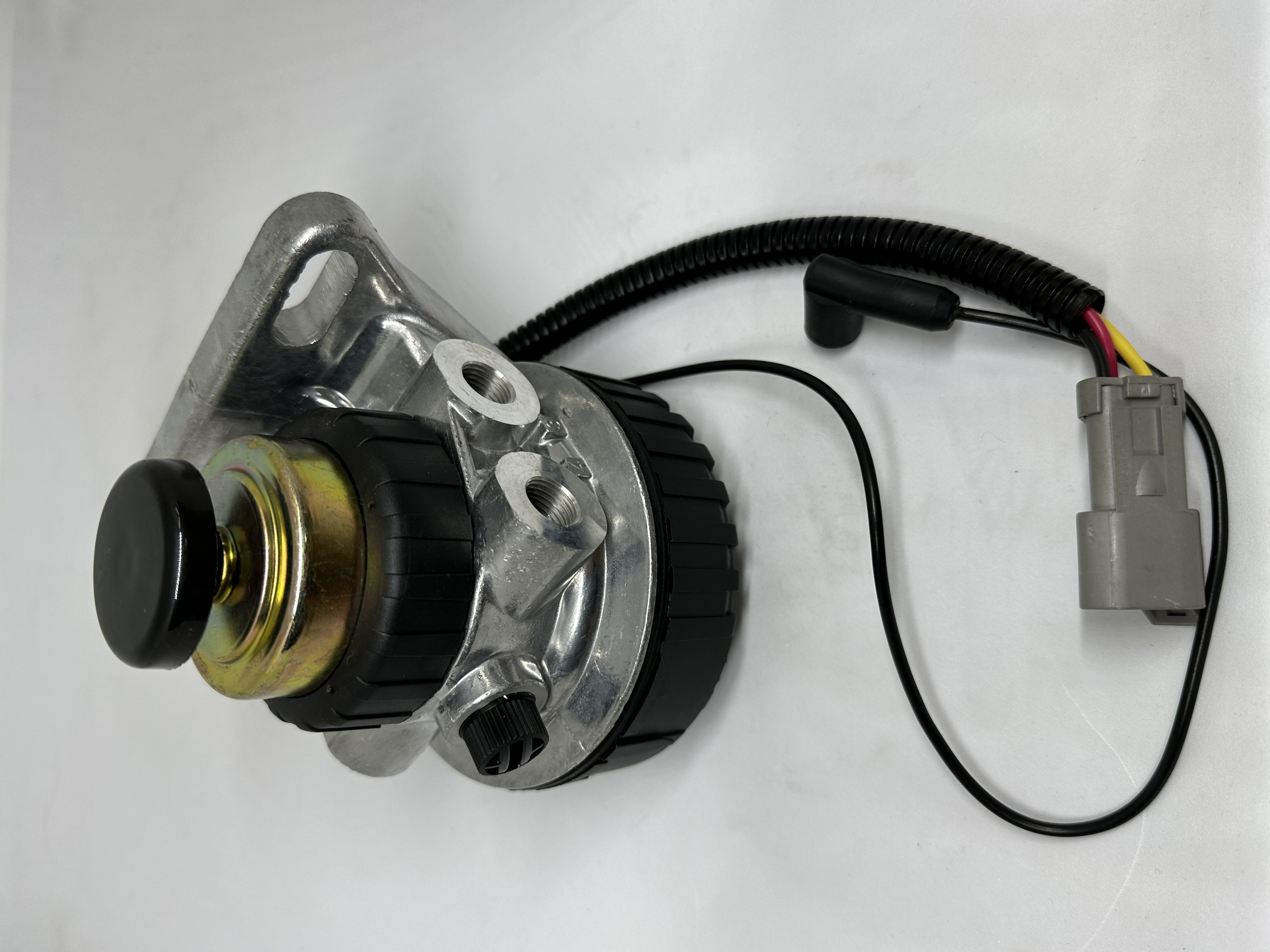 Diesel filter base for construction machinery parts with sensor wire RE541922 P551433 details Picture