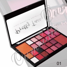 26 colors of eyeshadow