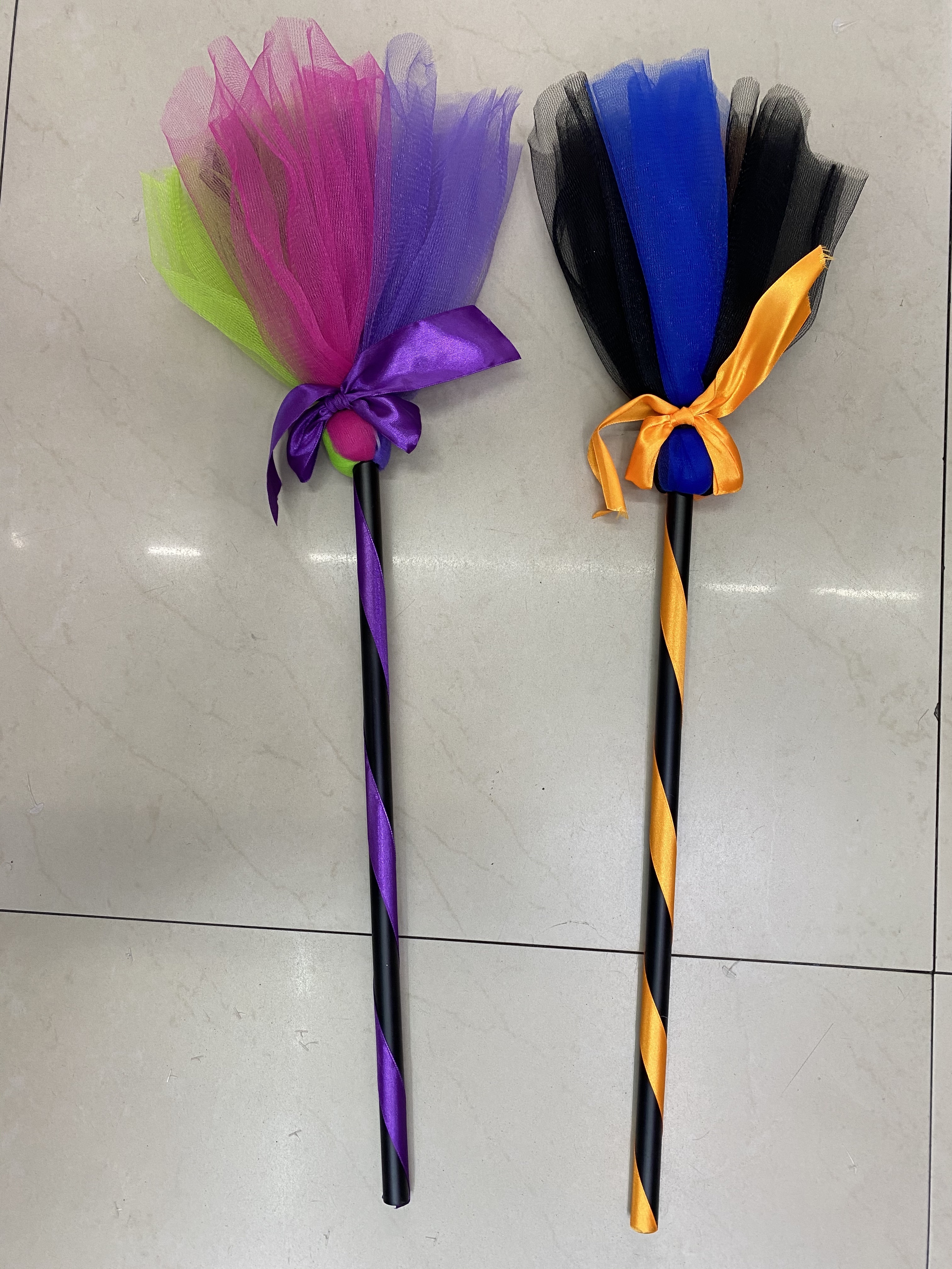 Halloween witch broom, Halloween costume children witch broom magician decoration prop makeup Devil ball weapon http://detail.m.168 Application Scenario