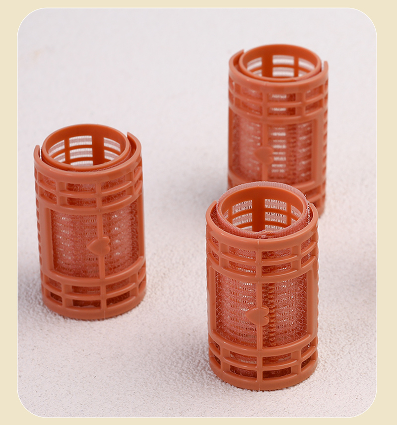 Four self-adhesive, spliced and fixed hair curlers for lazy people with side-swept bangs, air plastic curls, female student detail image 8