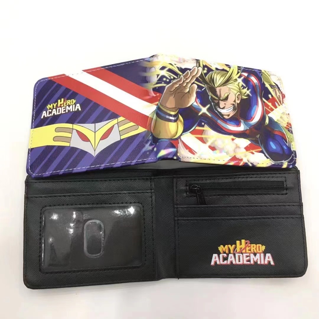 厂家直销欧美动漫卡通二折男女通用PU钱包