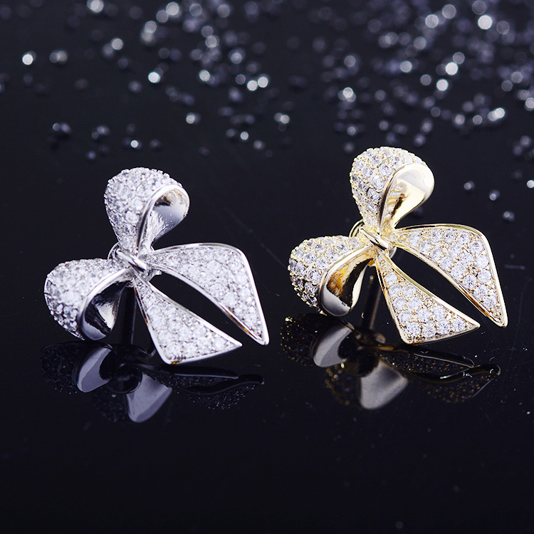 044 Korean version fashionable and elegant bow, trendy European and American style round brooch, cute and simple, individual style, fashionable and cute women's accessory, clothing accessory, brooch