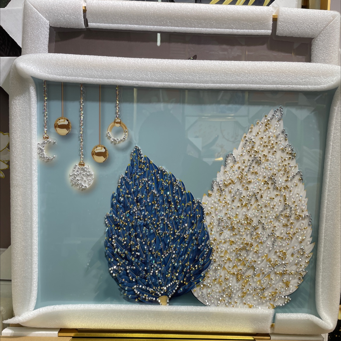 Electricity meter box, decorative crystal porcelain picture frame, glass picture frame, 30-point best-selling new style