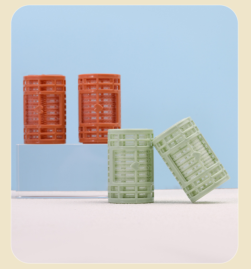 Four self-adhesive, spliced and fixed hair curlers for lazy people with side-swept bangs, air plastic curls, female student detail image 9