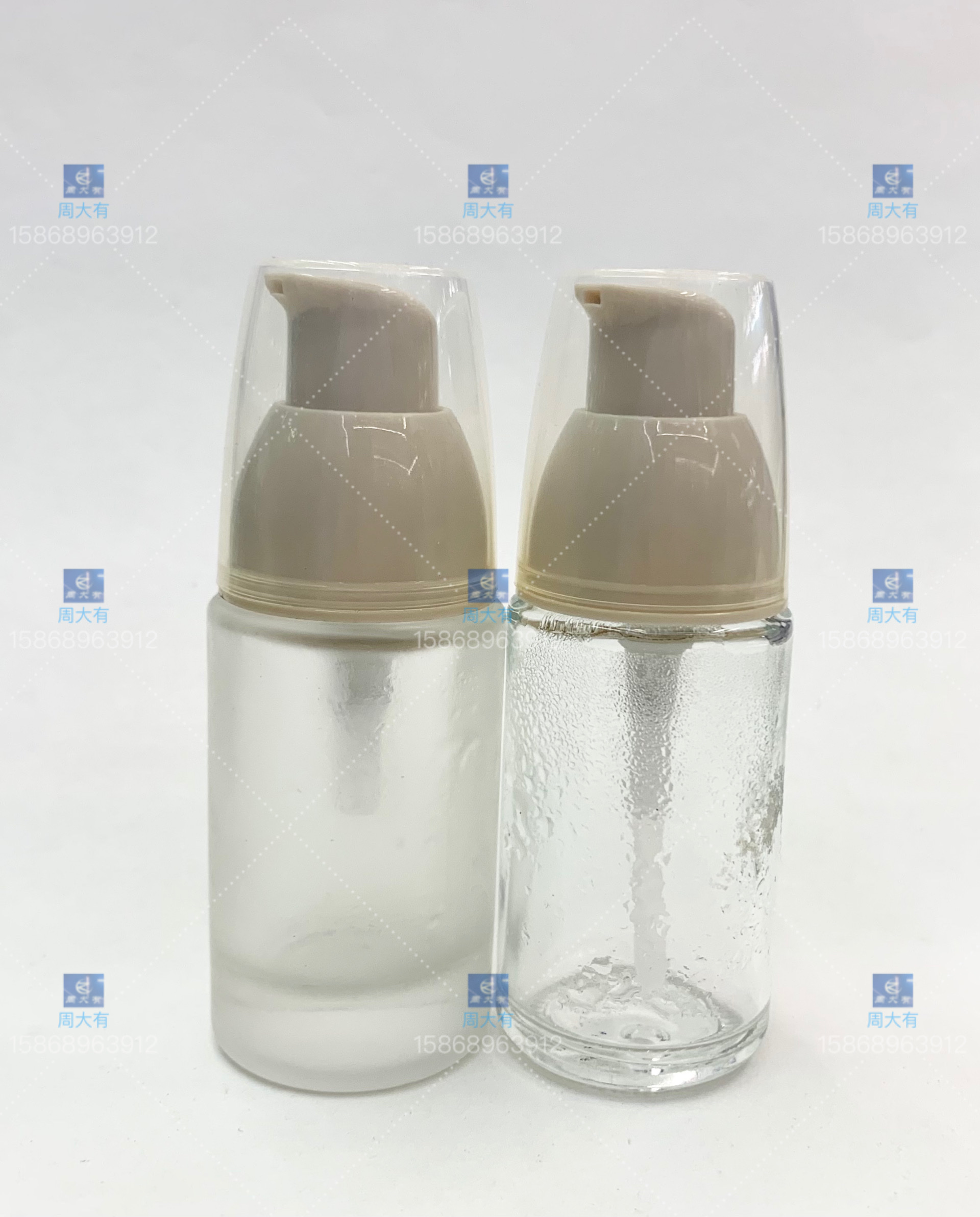 30ml粉底液精华乳液瓶塑料乳液泵