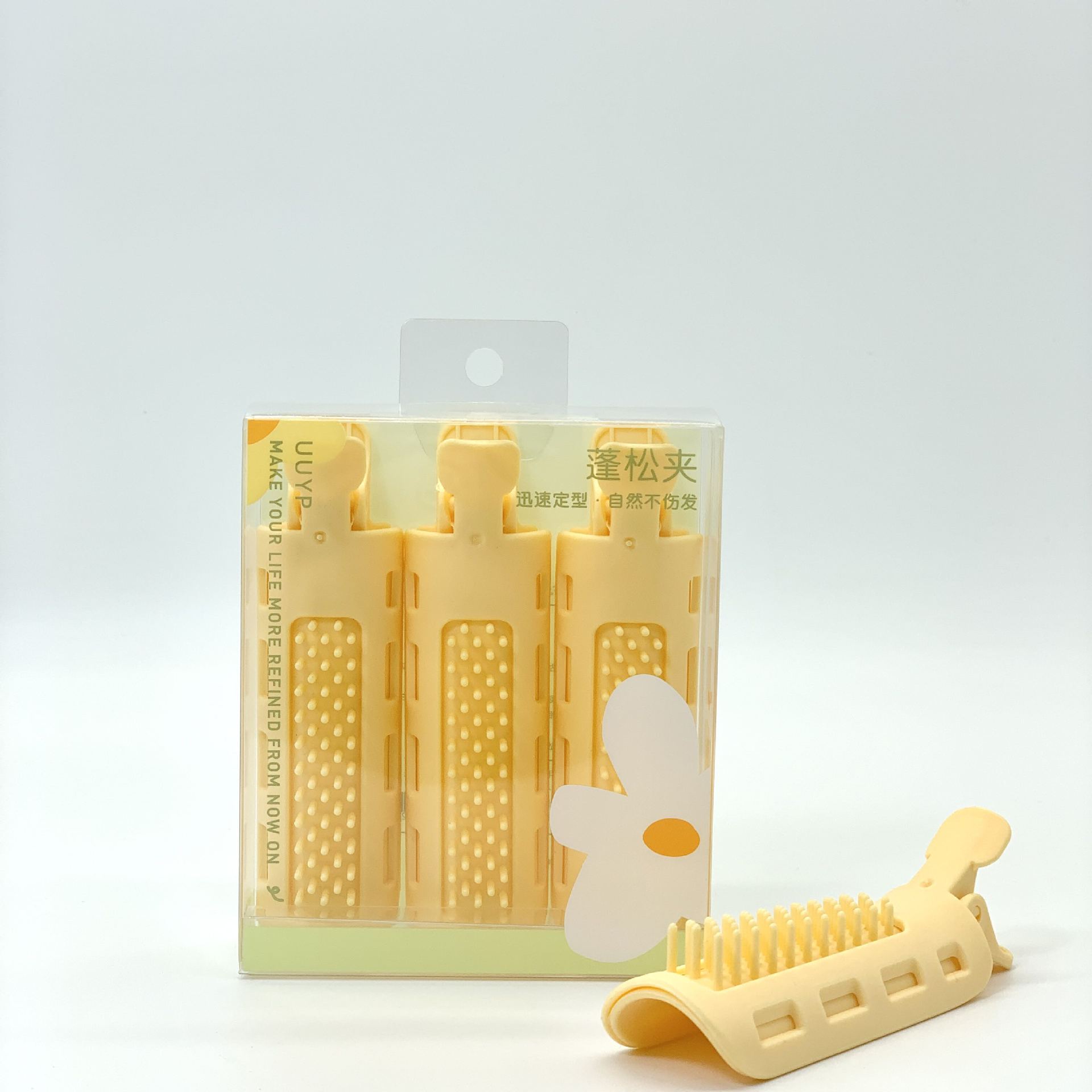 Youyou Yipin Weekend Garden Series Box Hair Curls 3-piece Hair Curler Bangs Hair Curler Pear Blossom Hair Curler