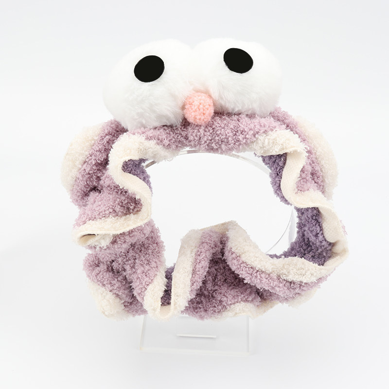 日韩可爱搞怪大眼睛头带女生化妆洗脸束发带网红宽边绵羊绒发带 优优饰品