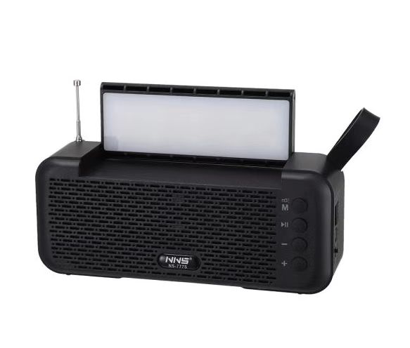 音响，NS-777S，彩盒装，功能：蓝牙/USB/TF/FM/DC5V，外置天线，可翻太阳能板详情图6