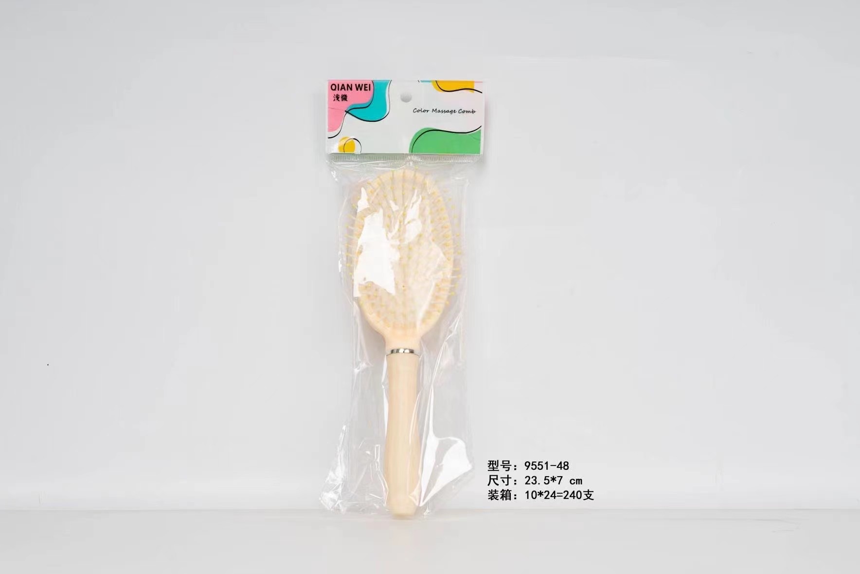 梳子/梳子镜子/镜梳/梳子按摩梳/经络梳产品图