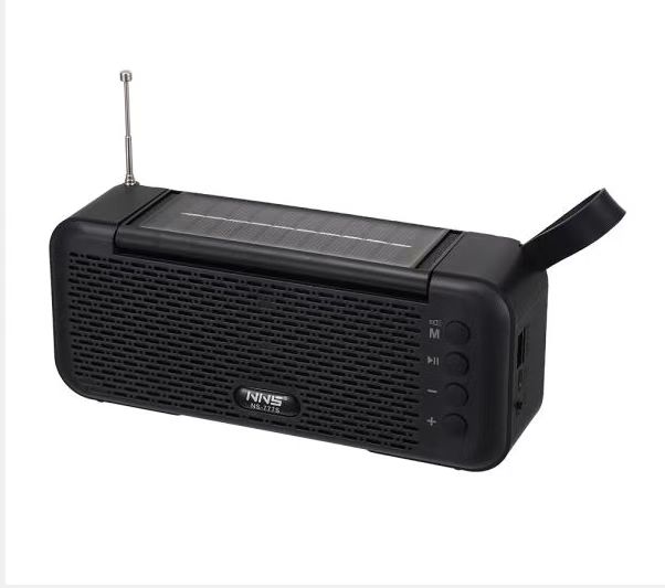 音响，NS-777S，彩盒装，功能：蓝牙/USB/TF/FM/DC5V，外置天线，可翻太阳能板详情图2