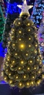 金叶暖白圣诞灯树