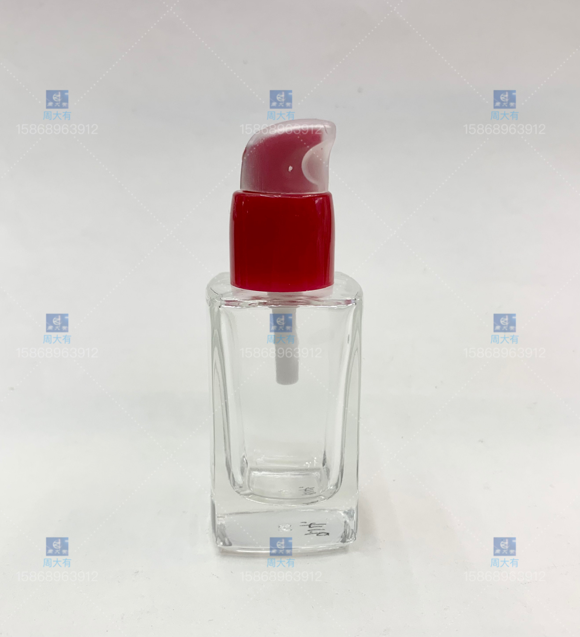 30ml 高端透明粉底液精华瓶