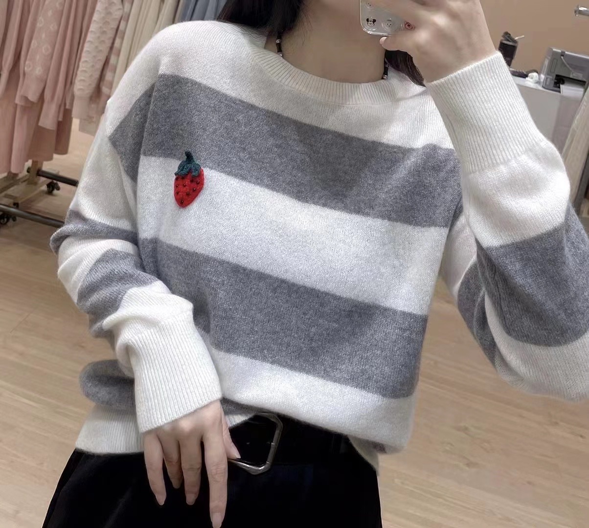 🇰🇷韩国故事🇰🇷 💯山羊绒 2022 A/W秋冬🍂 甜心草莓🍓