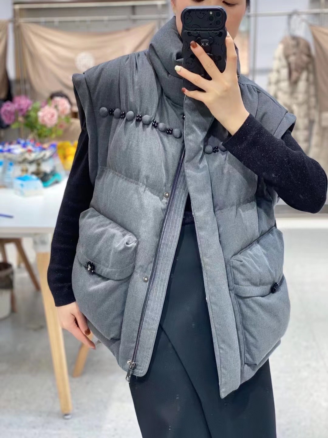 🇰🇷韩国故事🇰🇷 大鹅高定中工马甲 2022 A/W秋冬🍂设计师款 💯💯