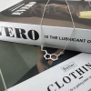 Design sense serotonin necklace, individual and simple chemical formula necklace, ins simple couple happy gift, cold style women's necklace, couple style details Picture