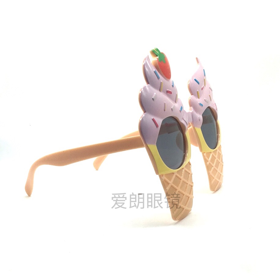 奶油甜筒双色冰淇淋造型舞会眼镜详情图3