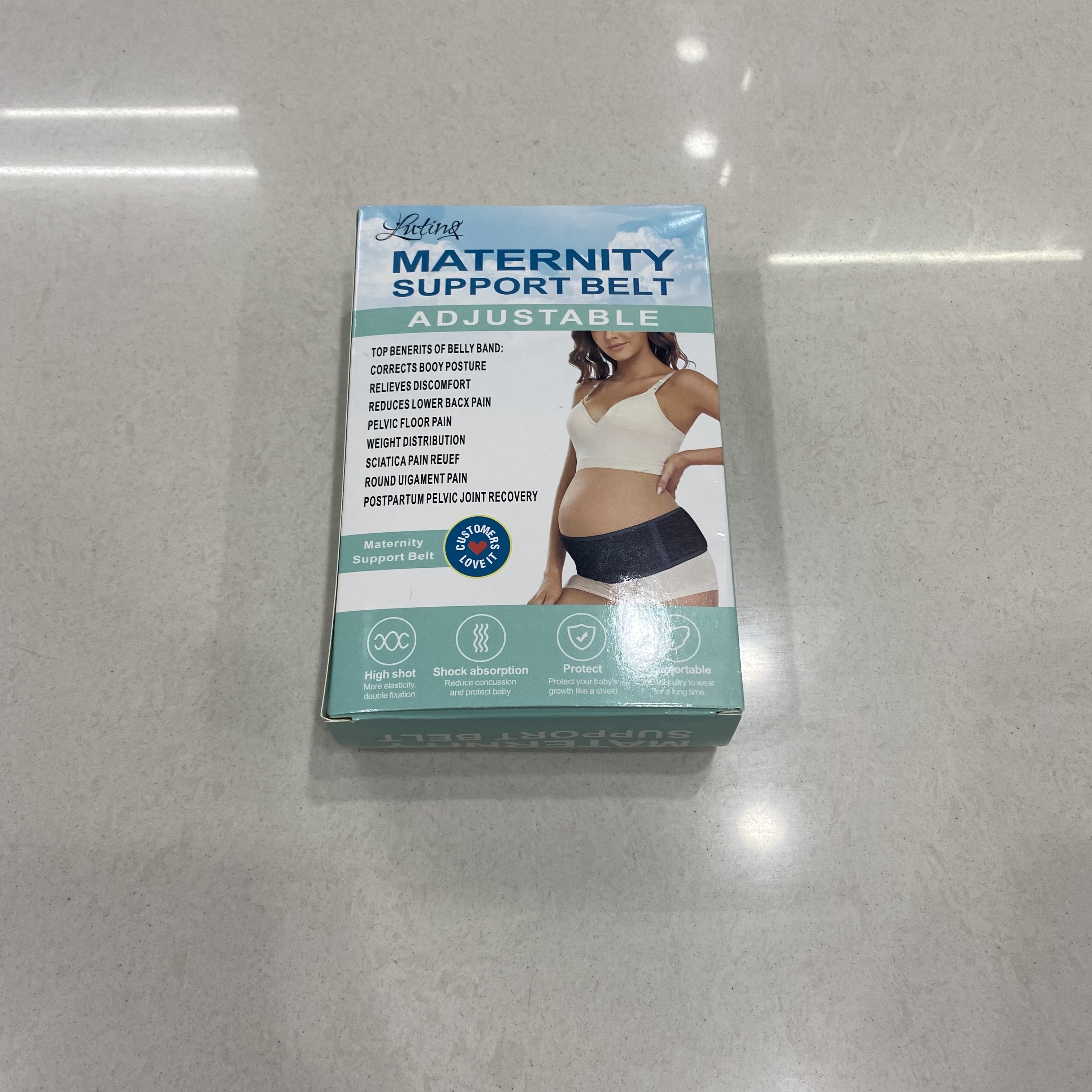 Abdominal support belt