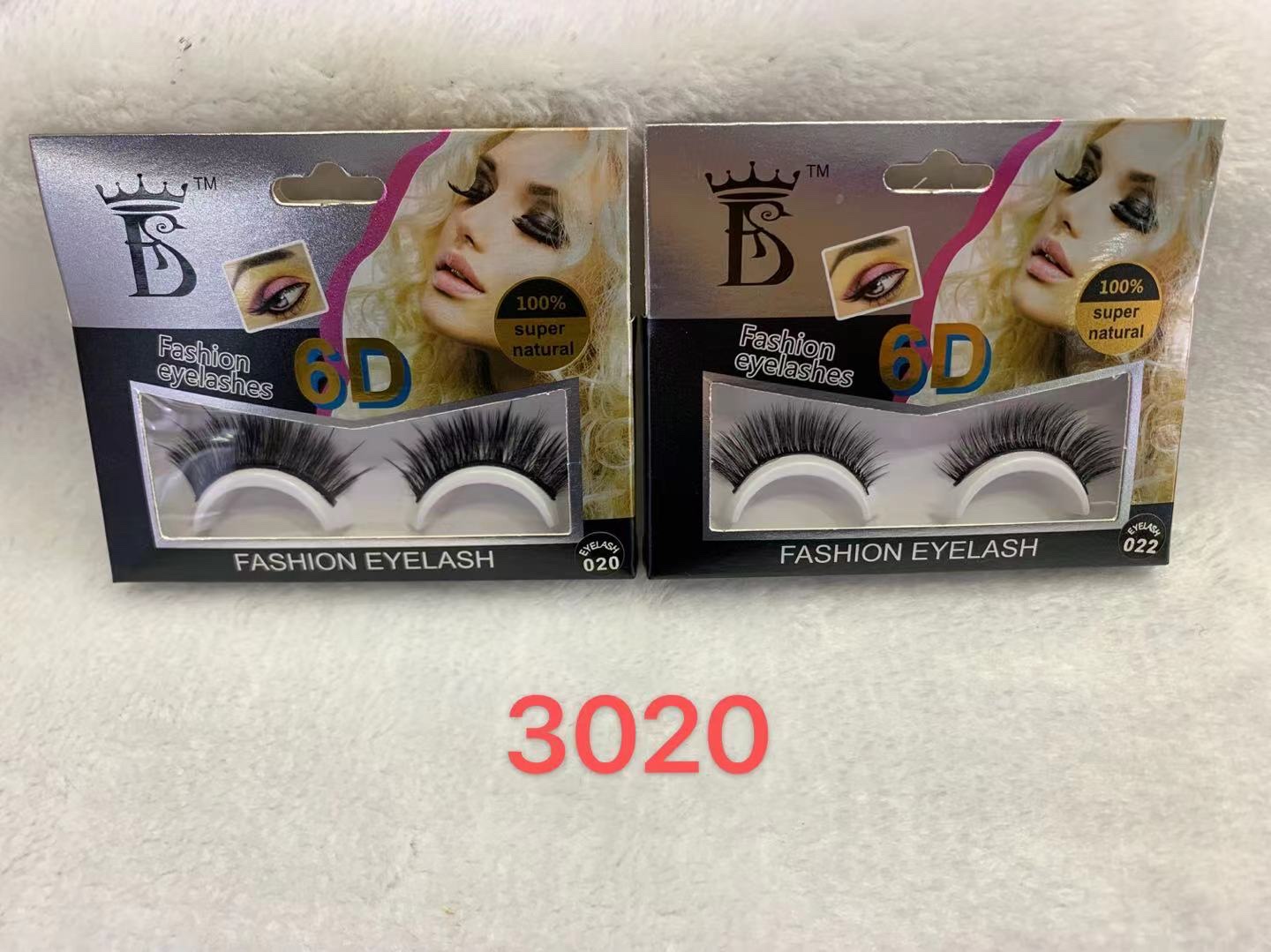 Single Pair False Eyelashes 3020 full figure