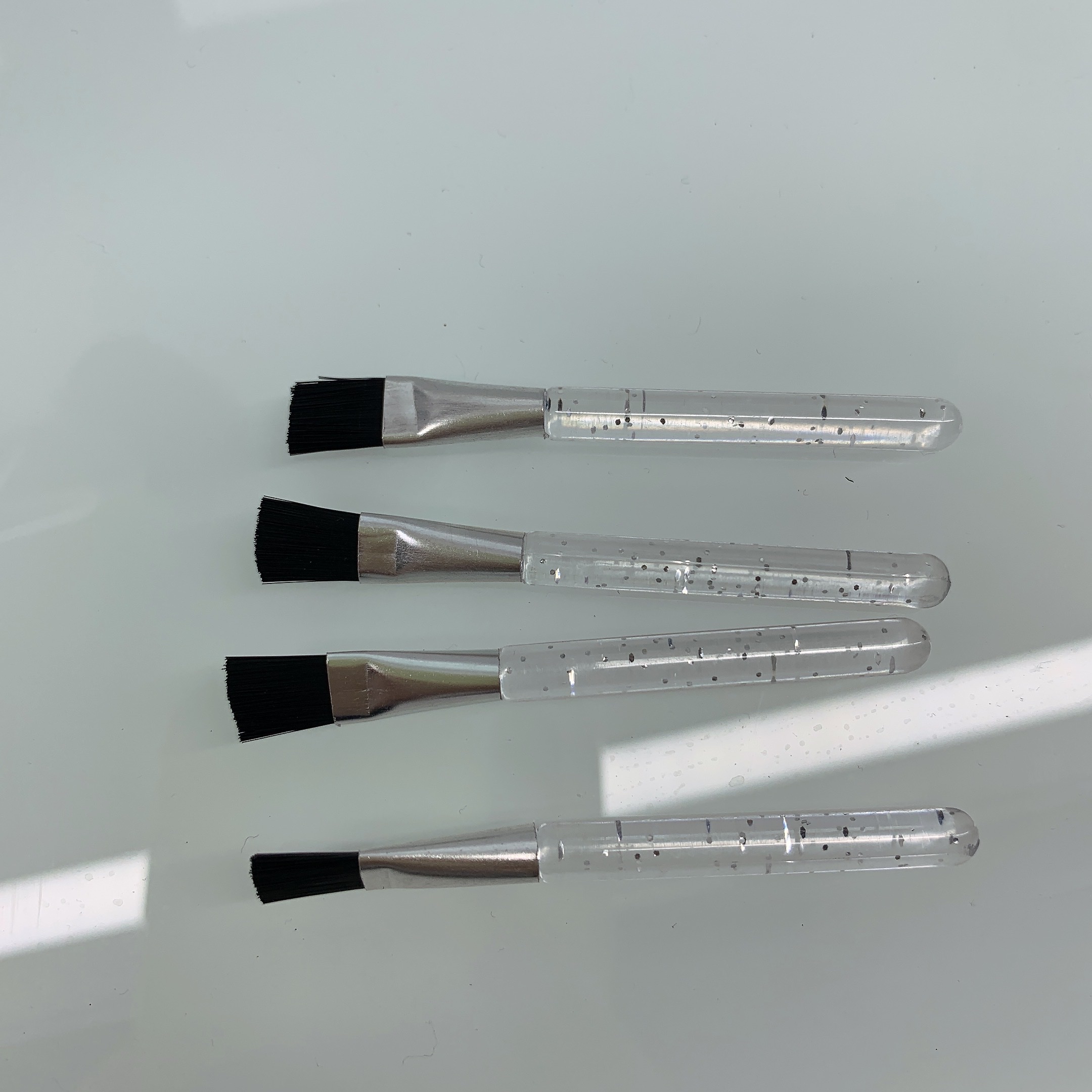 Eyebrow Brush Clear With Scallion Handle full figure