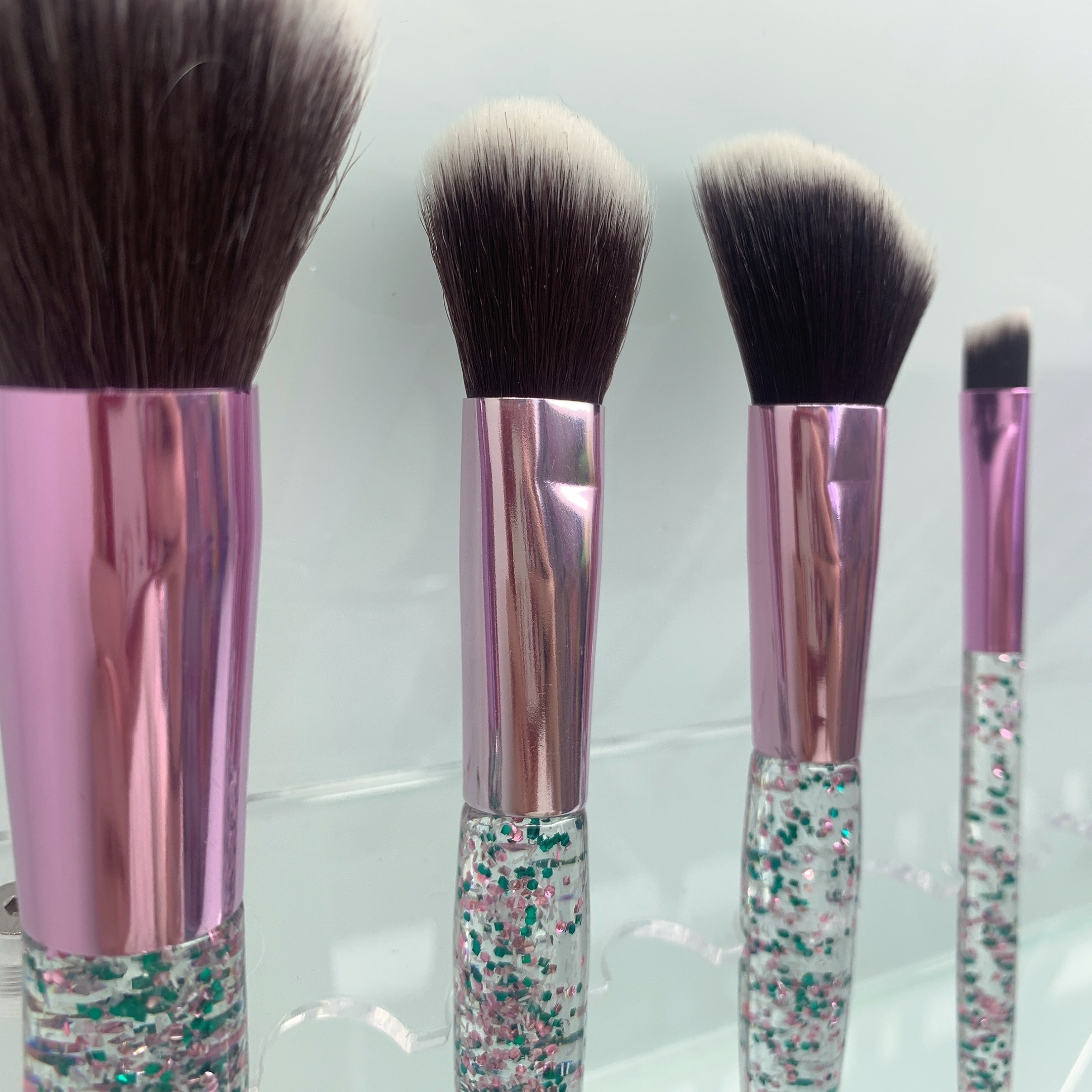 Ten Makeup Brushes Set full figure
