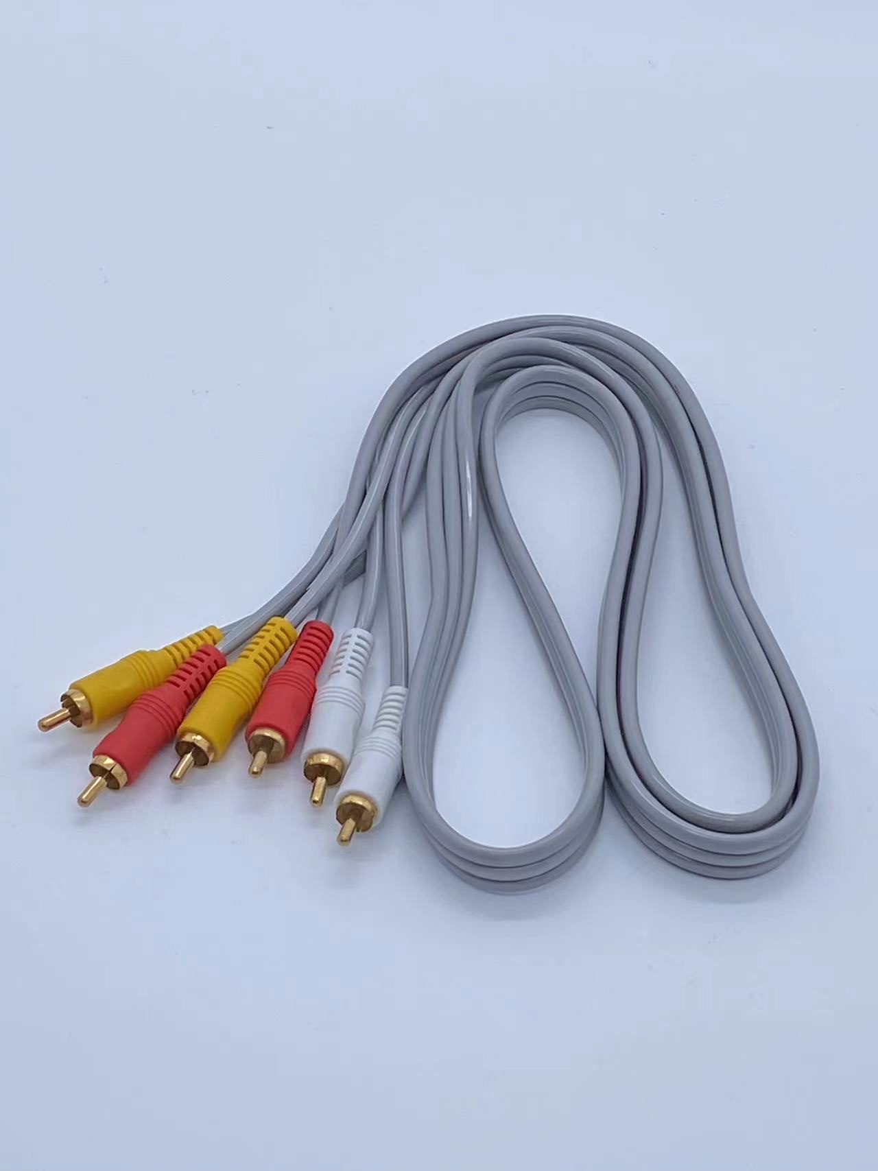 Grey audio cable