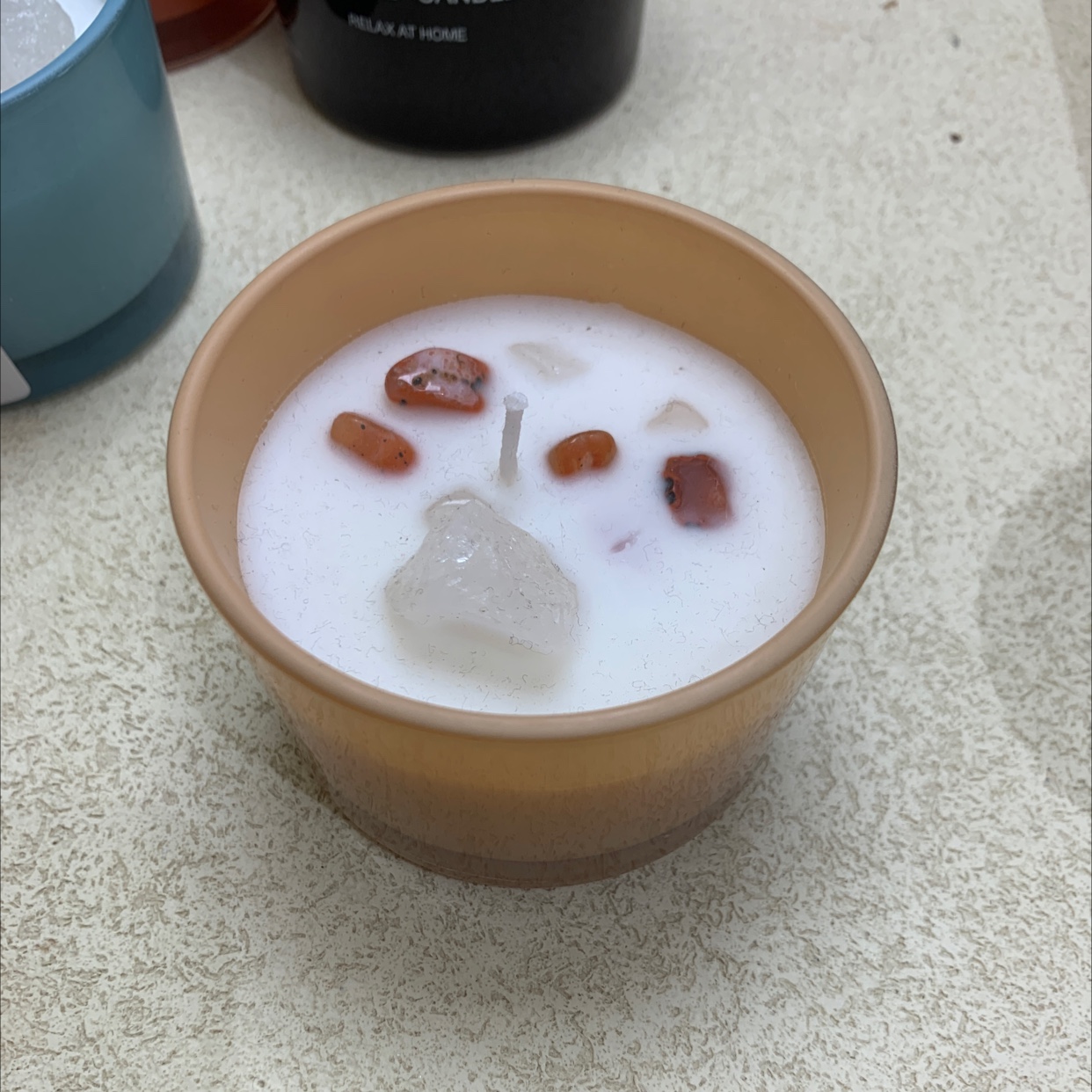 咖色香薰蜡烛