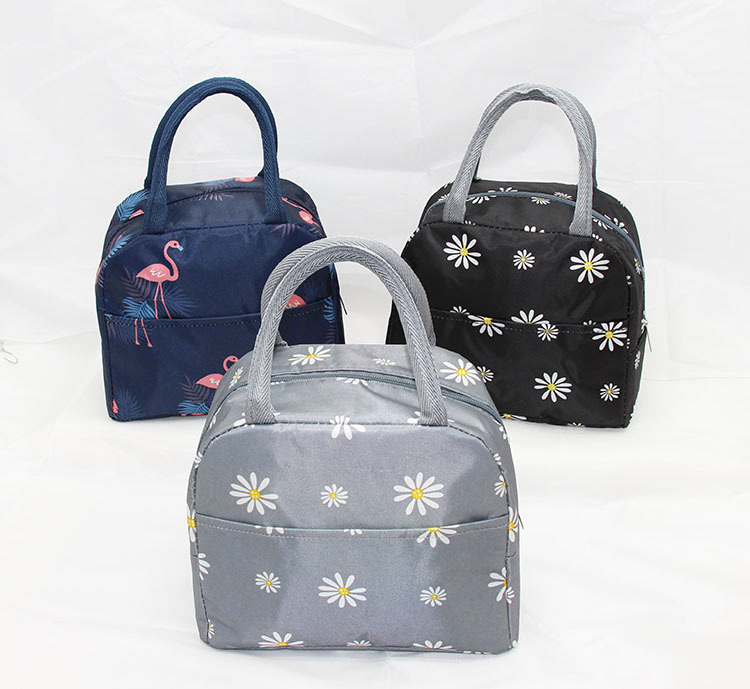 Insulated lunch box bag, hand-held bento bag, lunch box insulated bag, lunch bag, student bento bag, aluminum foil insulated meal bag