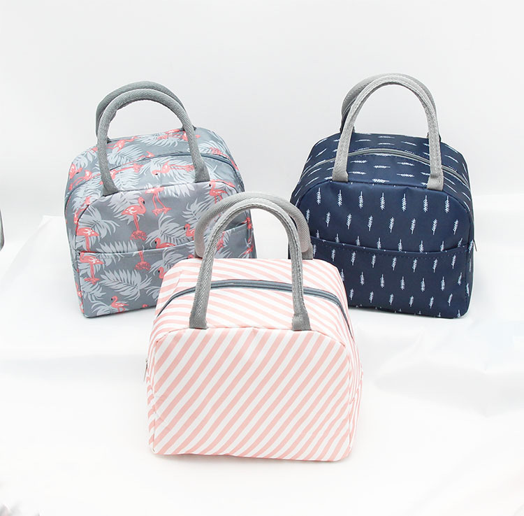 Insulated lunch box bag, hand-held bento bag, lunch box insulated bag, lunch bag, student bento bag, aluminum foil insulated meal bag Specification image