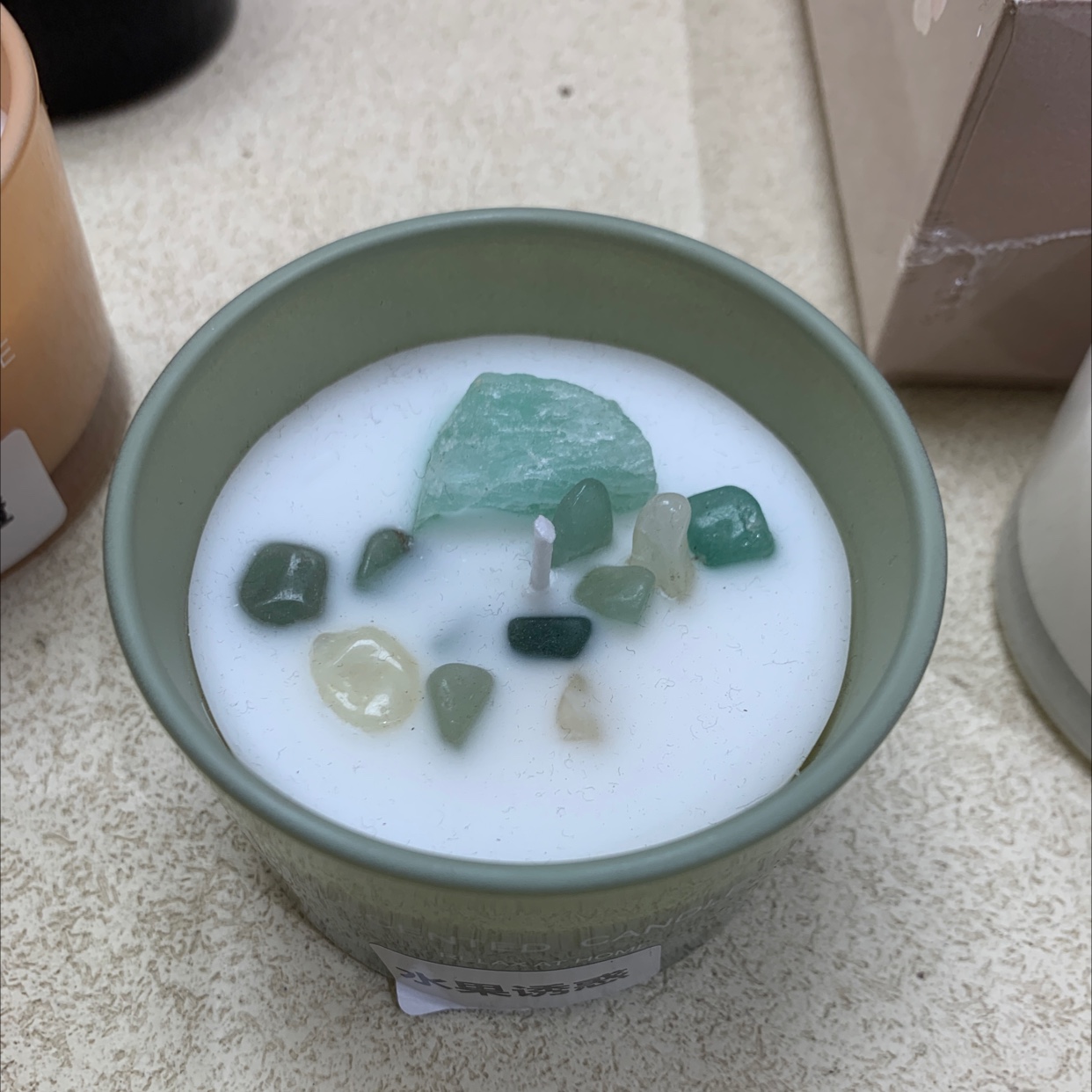 Green candle incense