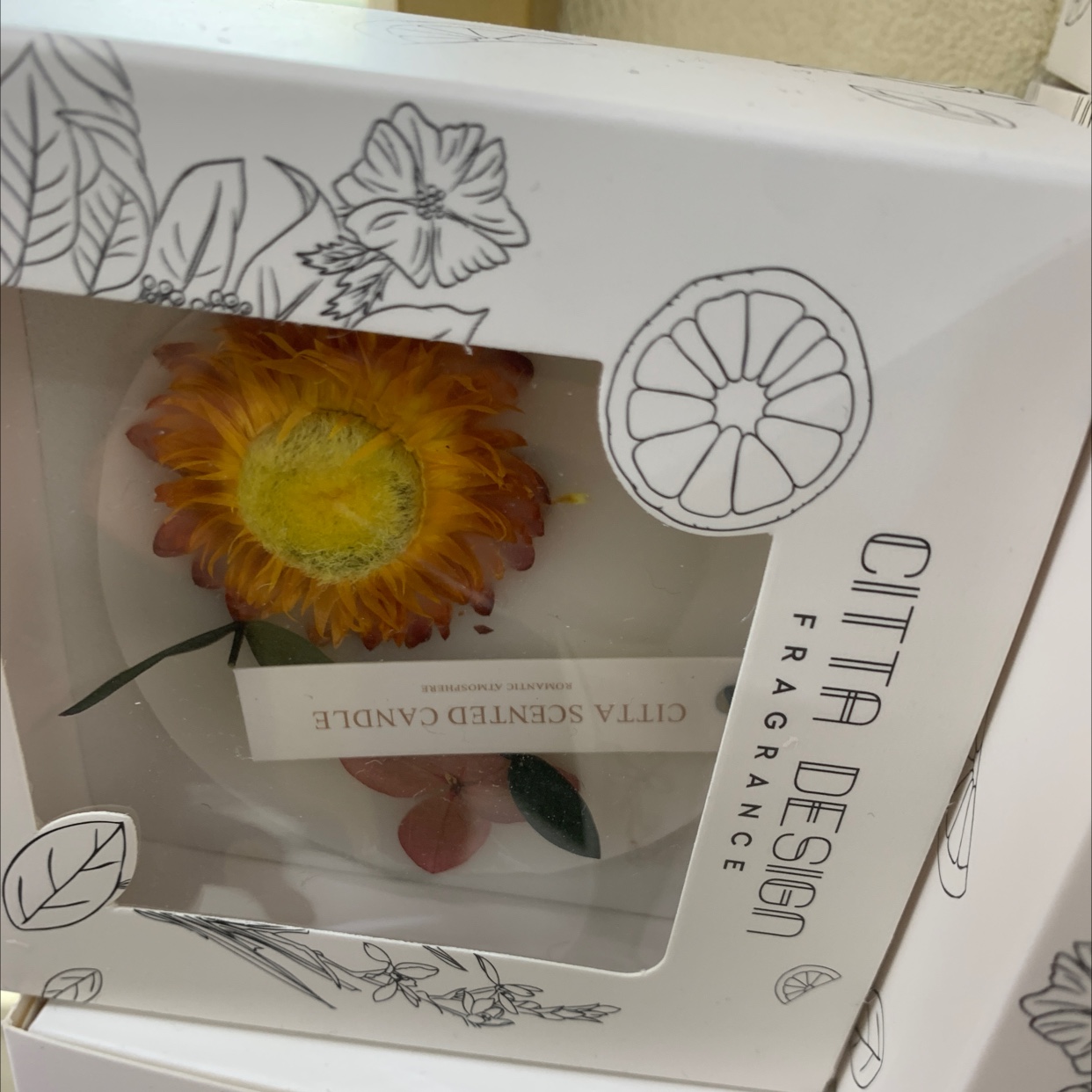 Citrus wax flakes