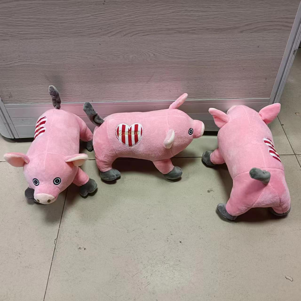 创意仿真母猪小粉猪公仔毛绒玩具玩偶猪猪布娃娃抱枕生日礼物女 