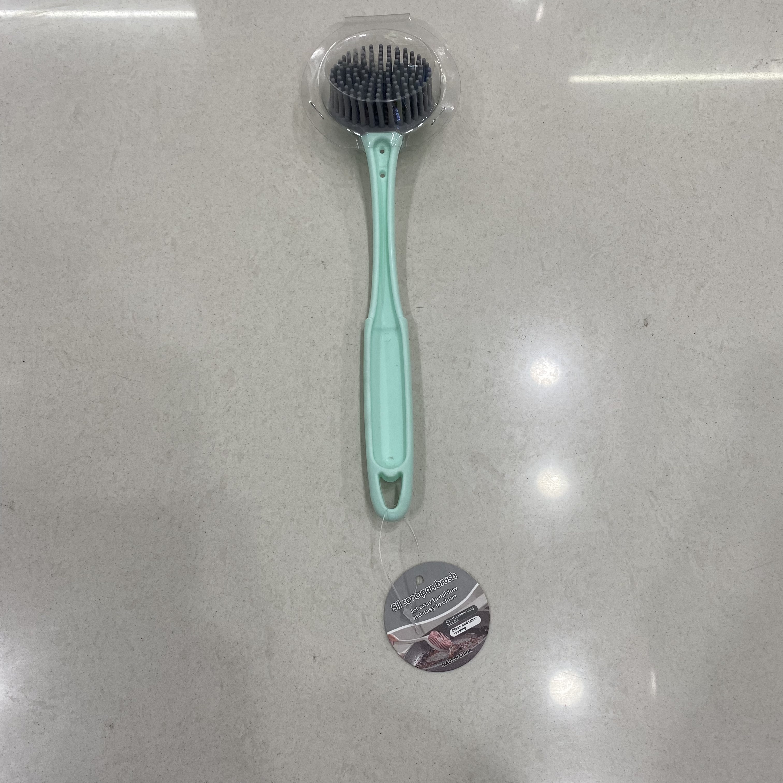 Silicone pot brush