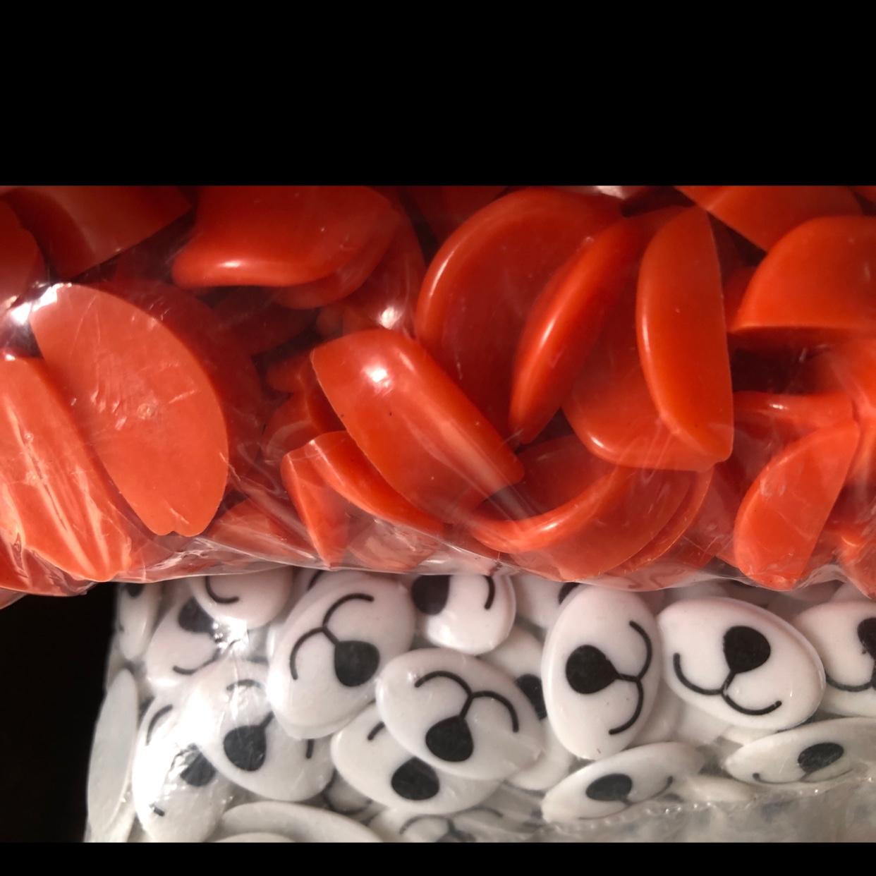 卡通嘴巴1/尺寸齐全1/腰形嘴1白底实物图