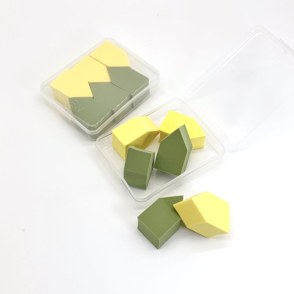 Weekend Garden Series Box set of four diamond-shaped powder puff beauty eggs Specification image