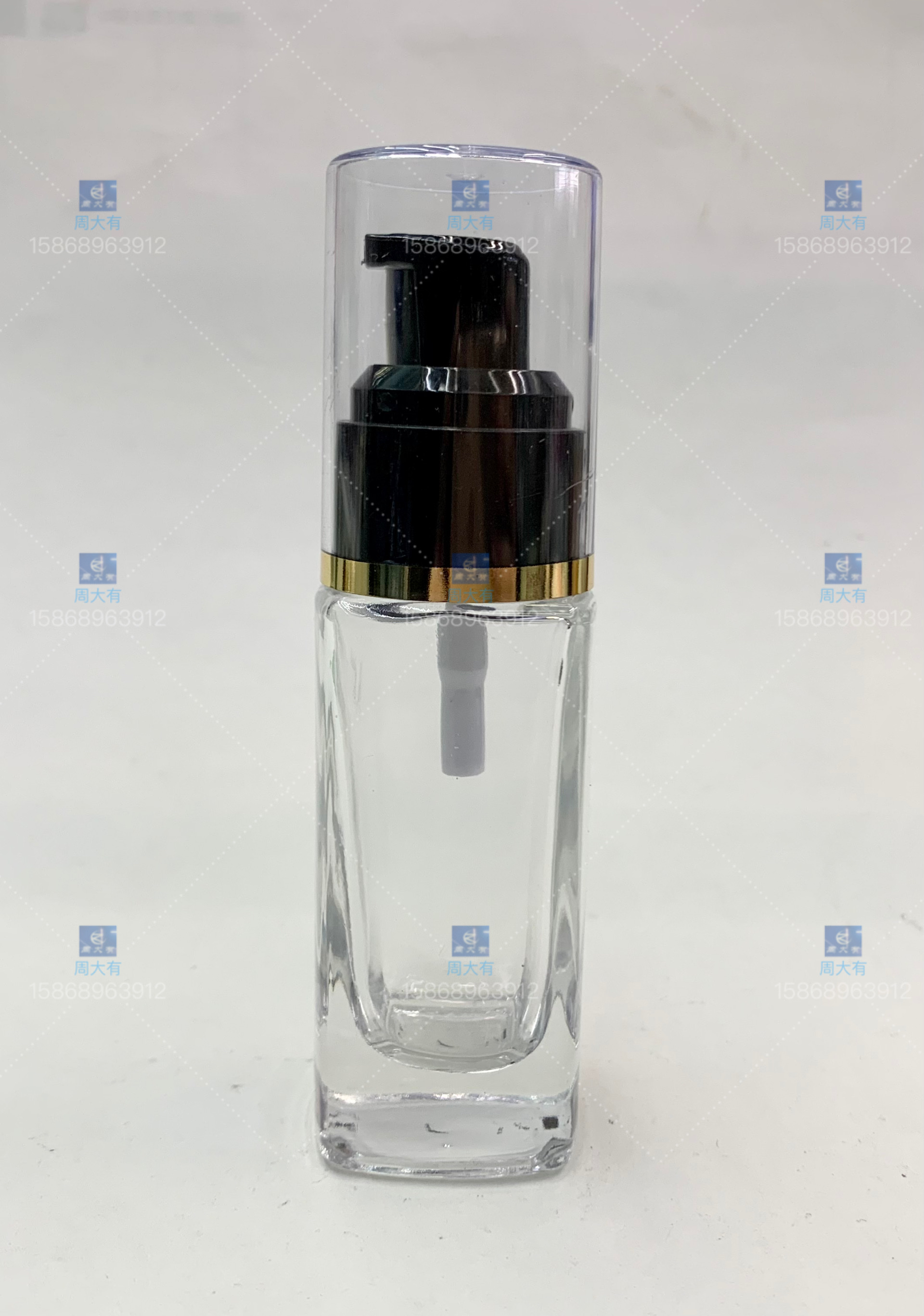 30ml高端精品方形粉底液瓶