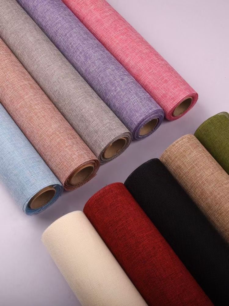 Colored linen cloth