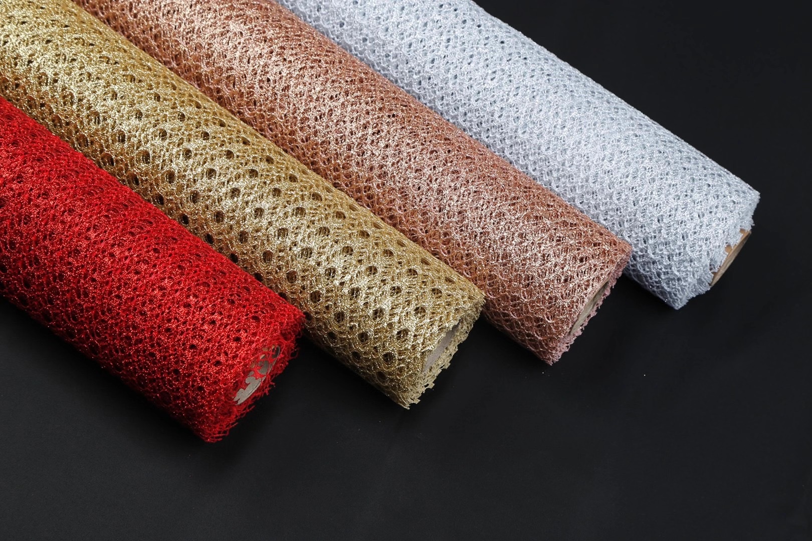 The beetle net is covered with pink mesh fabric