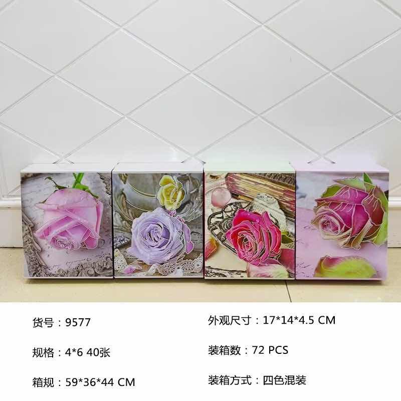 9588 Cartoon 6-inch 40-sheet pocket photo album, baby commemorative album, student card album Item Picture