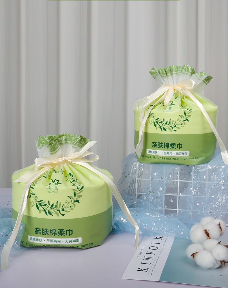 Yanying 300g large roll disposable face towel, cleansing towel, F-patterned cotton soft towel detail image 7