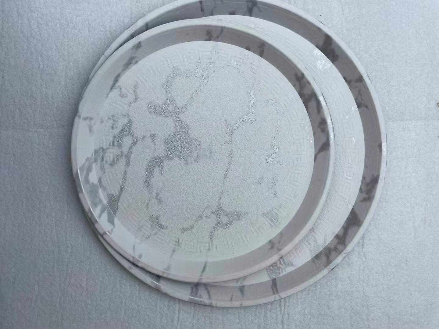 品质好/质量好/餐饮盘白底实物图