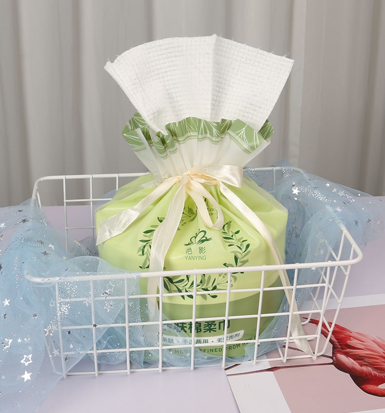 Yanying 300g large roll disposable face towel, cleansing towel, F-patterned cotton soft towel detail image 8
