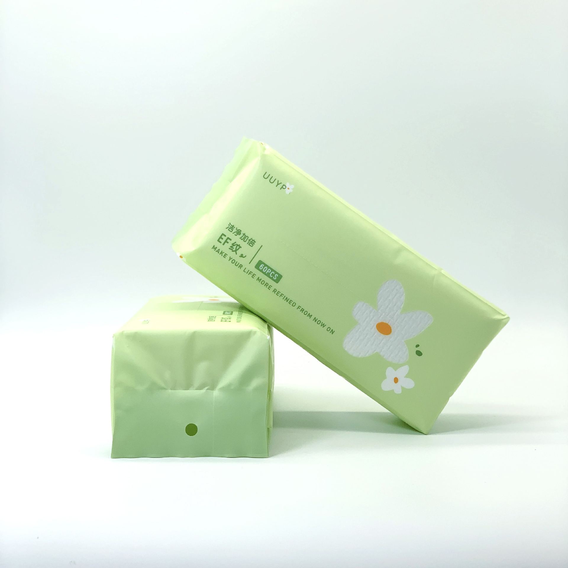 Bagged face towels, disposable cotton soft towels, facial cleansing towels, thickened EF patterned pull-out facial cleansing towels, towels, beauty towels Specification image