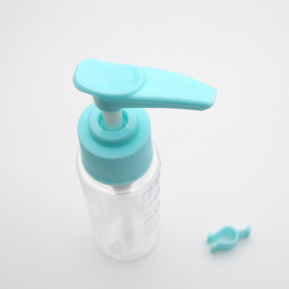 50ml transparent long plastic duckbill bottle for body wash repackaging cosmetics, wholesale empty bottles detail image 6